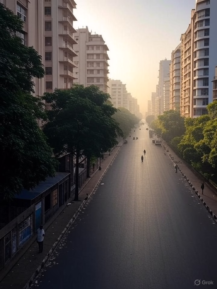 शहराचे दृश्य