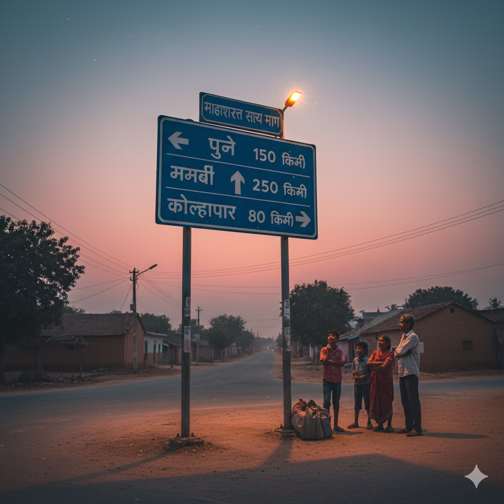 रस्त्याची पाटी