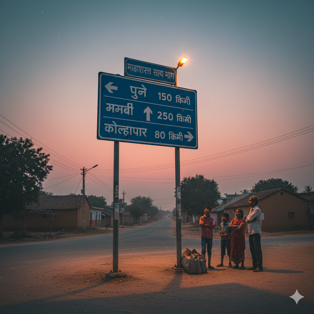 रस्त्याची पाटी